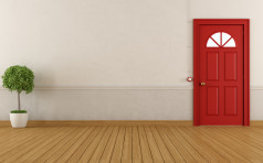 Empty home entrance